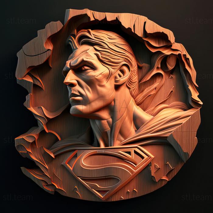 3D модель Супермен 3 (STL)